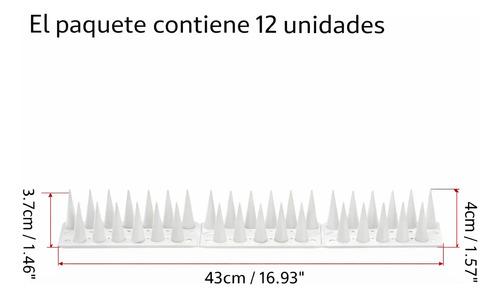 Pinchos Ahuyenta Palomas Espanta Aves X12 Unid + Pegamento miniatura 2