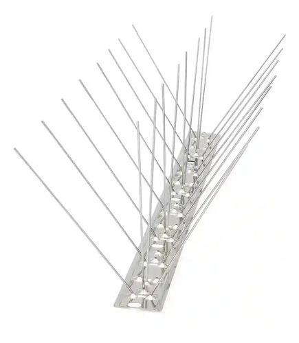 Ahuyenta Palomas Espanta Pájaros Pinchos De Acero Inoxidable miniatura 2