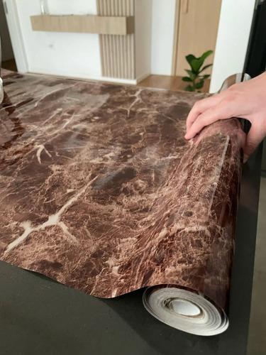 Papel Adhesivo Marmol Impermeable Y Resistente Al Calor 2mts miniatura 19