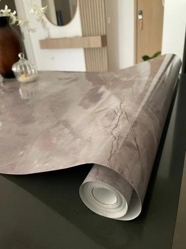 Papel Adhesivo Marmol Impermeable Resistente Al Calor 10m Mármol