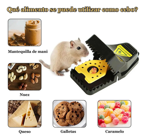 Trampa Para Ratas Grandes Y Ratones Reforzada Exterior X6 miniatura 5