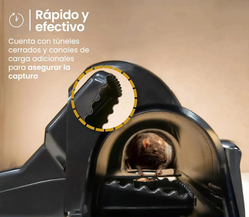 Trampa Para Ratas Y Ratones Doble Entrada Potente Reforzada miniatura 2