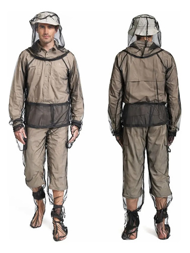 Traje Ropa Antimosquitos Adulto Outdoor Pesca Camping Jardin - imagen 1