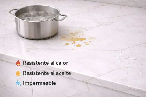 Papel Adhesivo Marmol Ancho Y Resistente Al Calor 120cmx10m Marmol miniatura 5