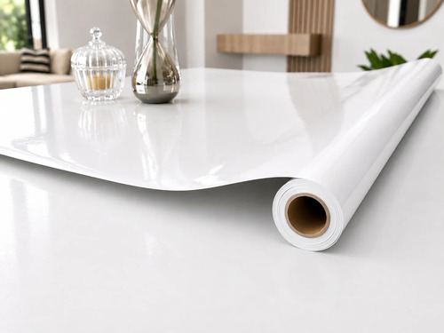 Papel Autoadhesivo 80cmx10m Liso Impermeable Resistente miniatura 3
