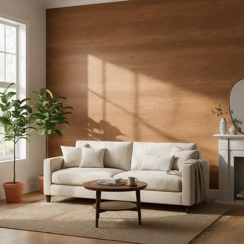 Papel Autoadhesivo Madera 60cm*10m Impermeable Pared Muebles Madera Begonia miniatura 2