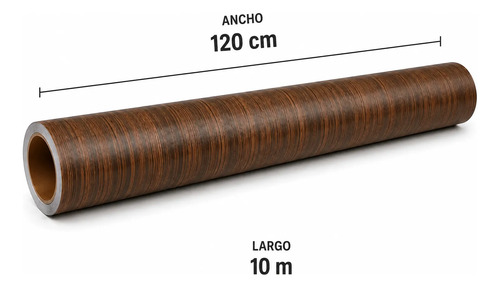 Papel Autoadhesivo Madera 120cm*5m Impermeable Pared Muebles Madera Sandal miniatura 2