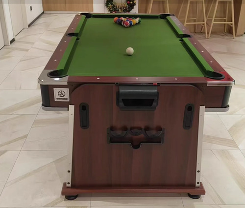 Mesa De Pool Billar 4 En 1 Ping Pong Tejo Comedor miniatura 3