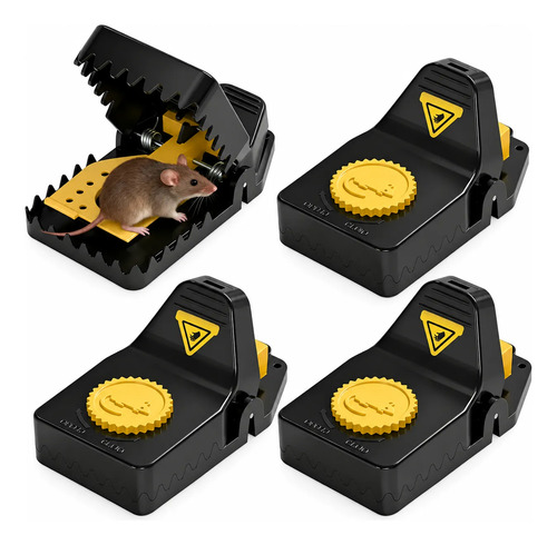 Pack 4 Trampas Ratas Grandes Y Ratones Reforzadas Exterior - imagen 1