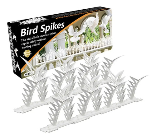 Pinchos Espanta Palomas Ahuyenta Pajaros Estéticos  X6