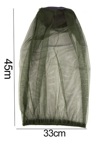 Medidas de la red antimosquitos para sombrero: 45 cm de largo y 33 cm de ancho