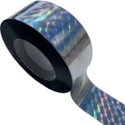 Rollo de cinta holográfica reflectante diseñado para ahuyentar palomas, gorriones y otras aves de forma sencilla y efectiva.