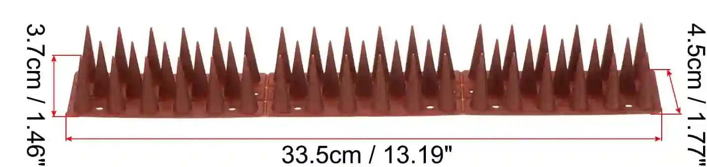 Medidas de los pinchos plásticos