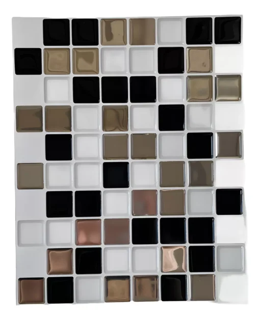Azulejo Autoadhesivo Mosaico 3d Para Baño Cocina Pared