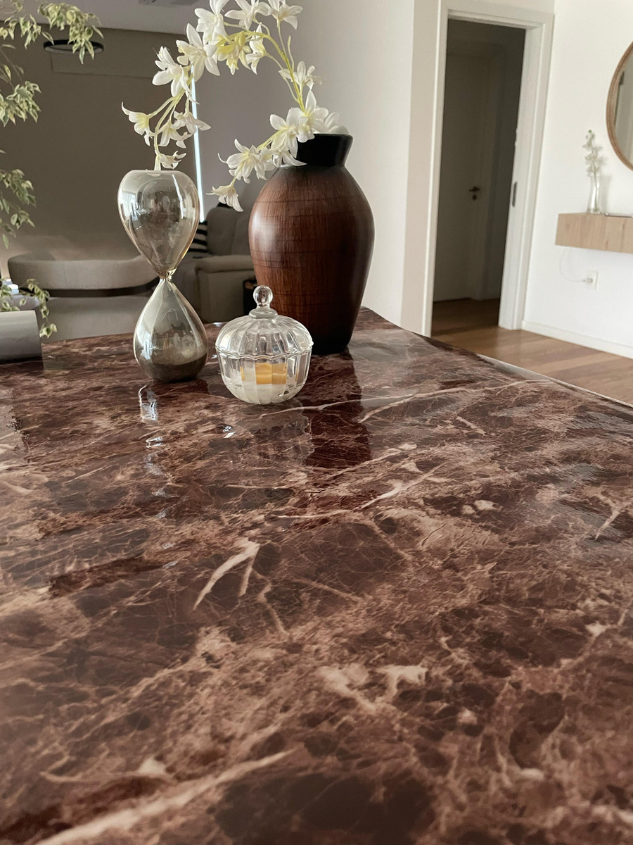 Papel Adhesivo Marmol Impermeable Resiste Al Calor 10mts - Imagen 3