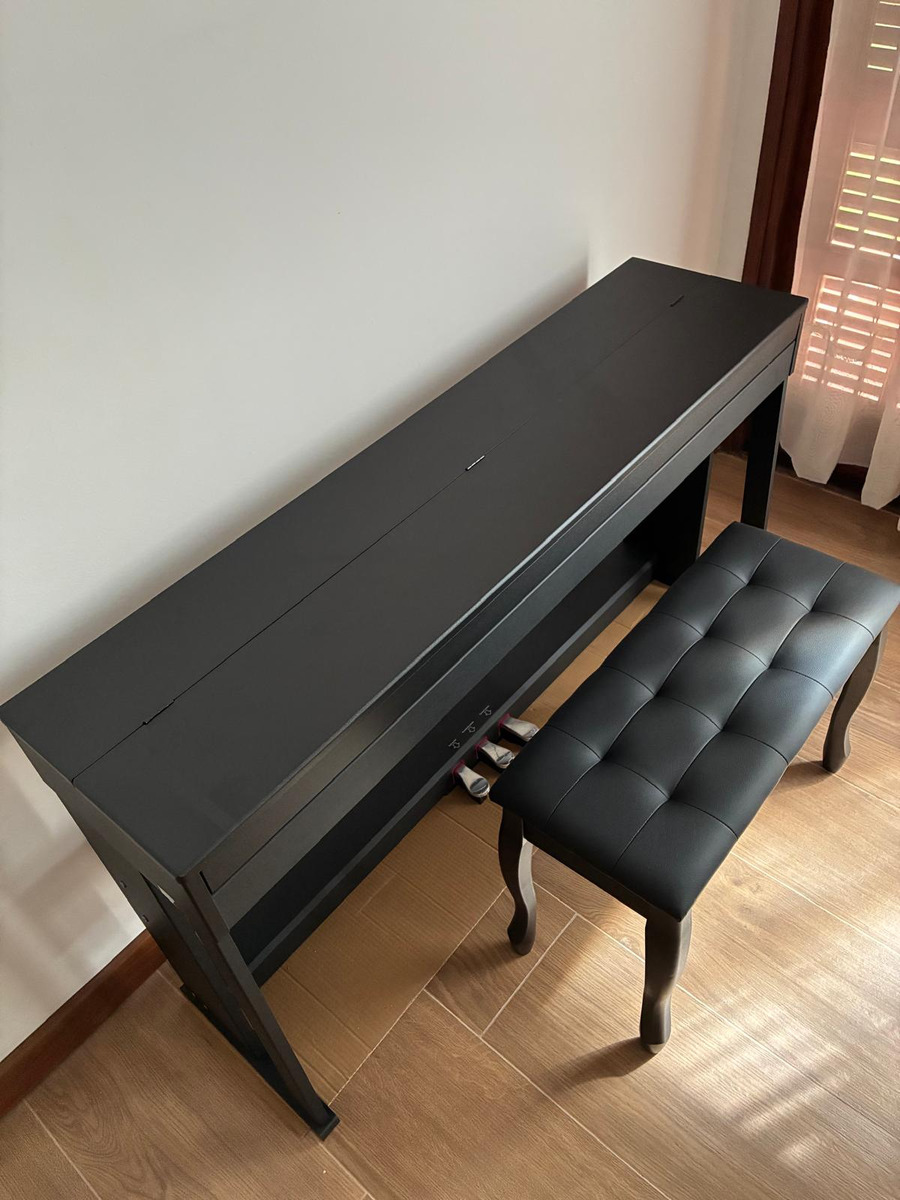 Piano Digital 88 Teclas Con Banco Pedales Y Auriculares - Imagen 7