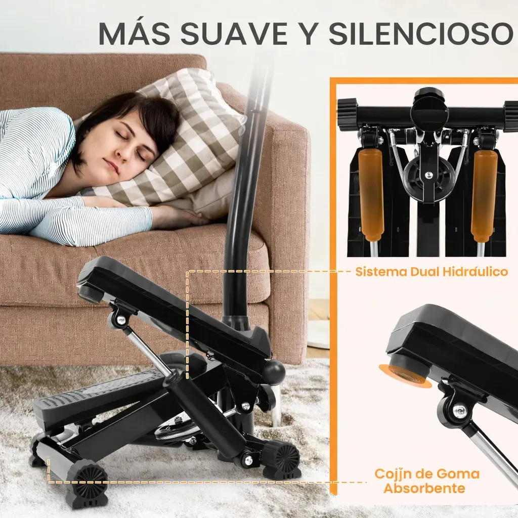 Caminador Cardio Mini Con Manillar Y Contador Digital - Imagen 6