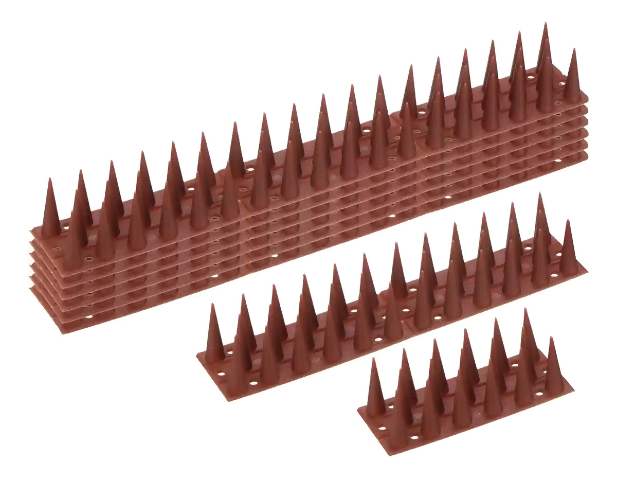 Pinchos Ahuyenta Palomas Espanta Pajaros X12 Ud + Pegamento