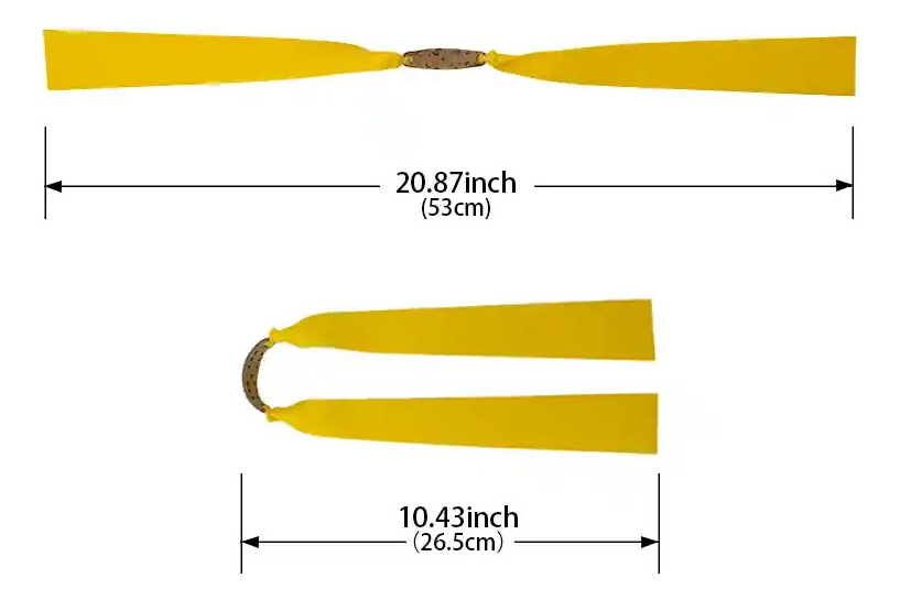 Repuestos De Goma Cuadrada Para Honda Resortera Linga X3 - Imagen 2