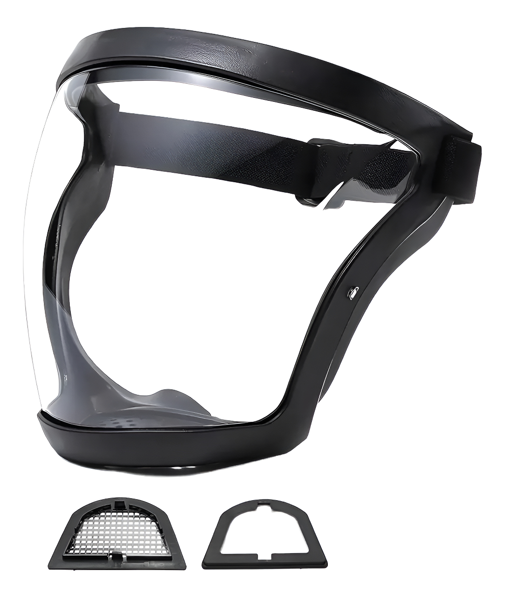 Máscara Facial Protectora Contra Polvo Y Salpicaduras
