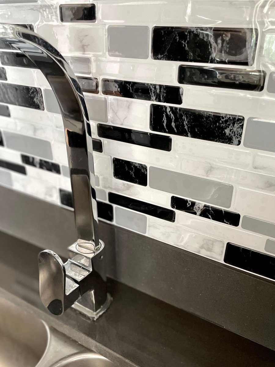 Azulejos Autoadhesivos 3d Mosaico Venecitas Para Cocina Baño - Imagen 2