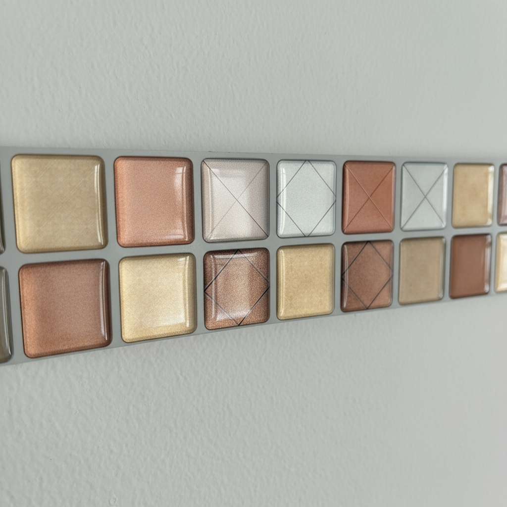 Guarda Para Baño Autoadhesiva 3d Mosaico Cocina Pared 6ud - Imagen 6