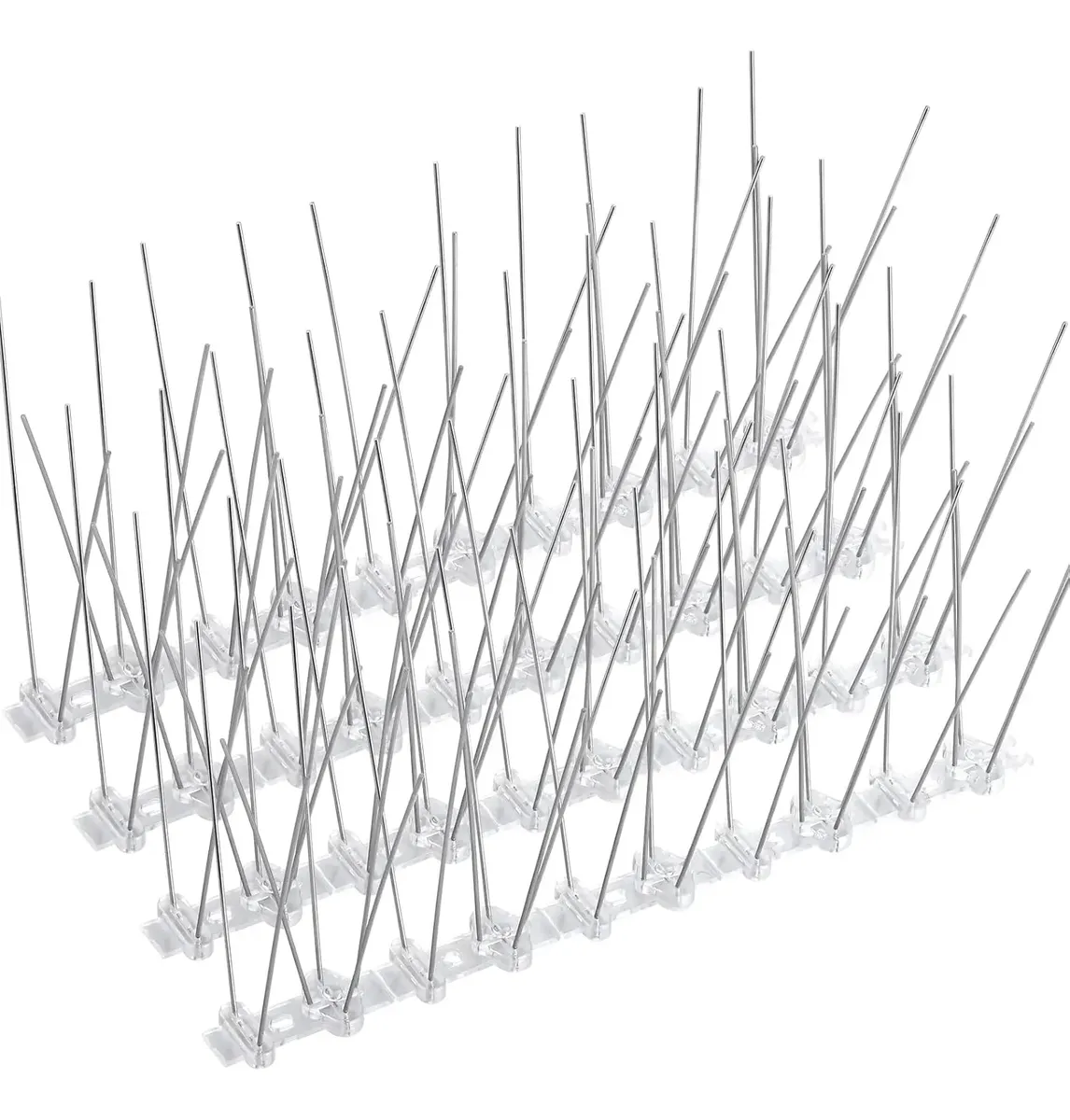 Ahuyenta Palomas Pajaros Pinchos De Acero Base Pvc 5 Metros